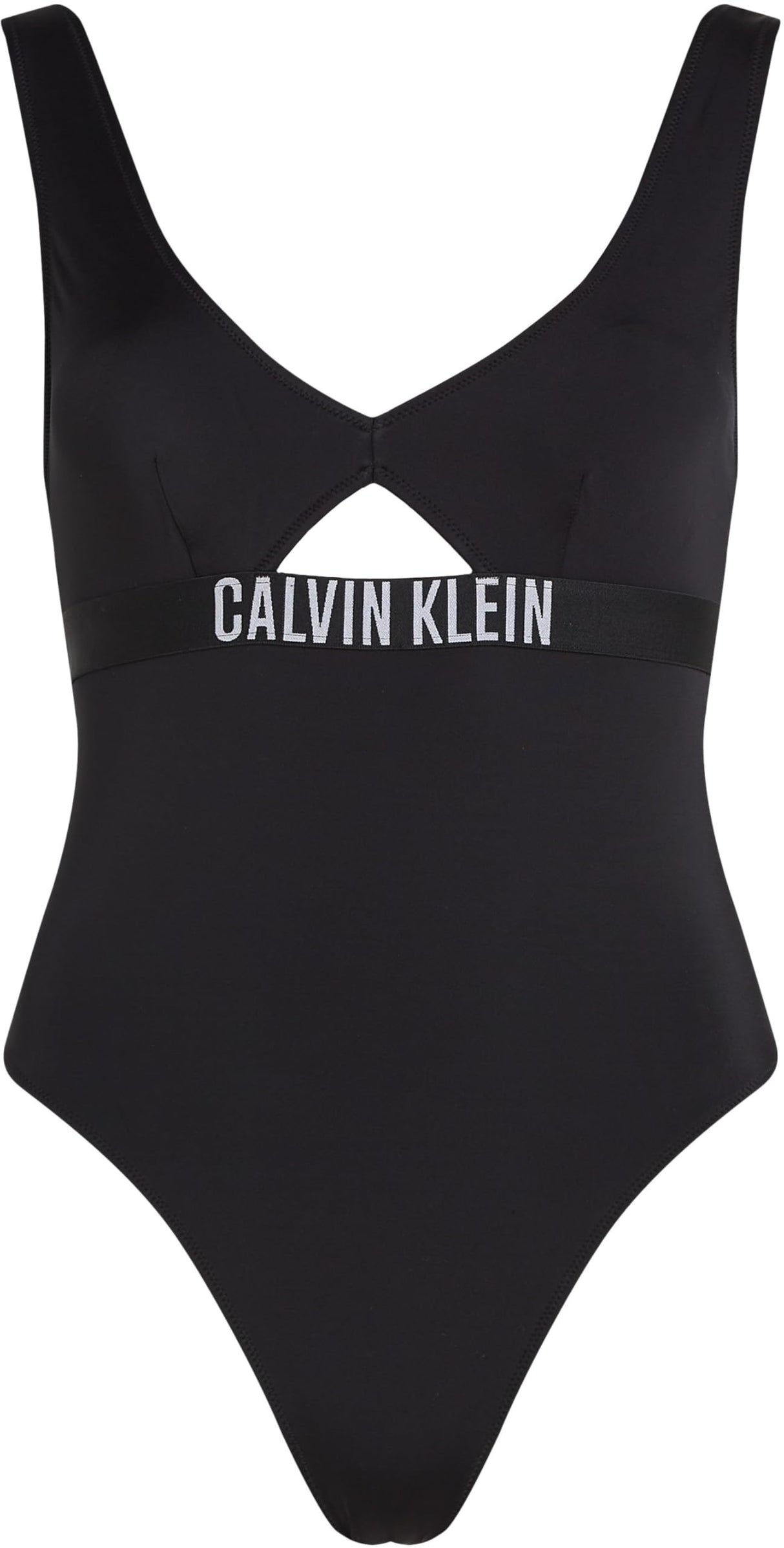 Calvin Klein Traje de baño Mujer One Piece Espalda Abierta, Negro (Pvh Black), M