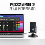 RØDE NT-USB - Micrófono, USB, 3.5 mm, negro