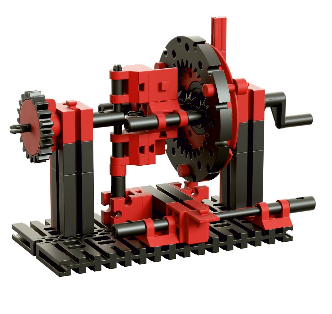 fischertechnik ADVANCED Mechanic & Static 2, 536622 – kit de construcción, juguete educativo para niños, 30 modelos, 1 motor, a partir de 9 años