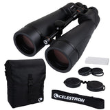 Celestron 72035 SkyMaster Pro ED 20x80: prismáticos astronómicos con Vidrio ED y Gran Apertura para Grandes distancias, Revestimiento XLT múltiple Completo, Adaptador para trípode y Estuche