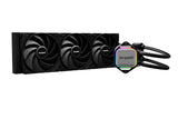 be quiet! Pure Loop 2 360 mm refrigerador con agua, alto rendimiento de refrigeración, bomba PWM doblemente desacoplada, iluminación ARGB, tubos flexibles, botella de refrigerante incluida