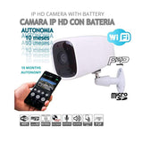 JANDEI - Cámara WiFi Batería 1080P App Android iOS P2P MicroSD