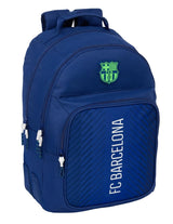 Safta F.C. BARCELONA NAVY BLUE - Mochila Escolar Infantil, Ideal para Niños de Diferentes Edades, Cómoda y Versátil, Calidad y Resistencia, 32x15x42 cm