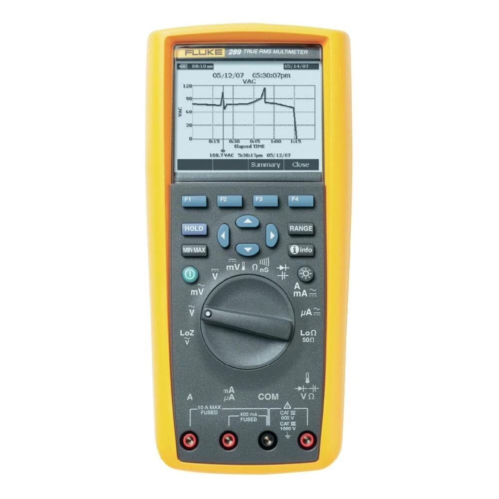 FLUKE 289/euros Industrial Logging multímetro con captura de tendencia