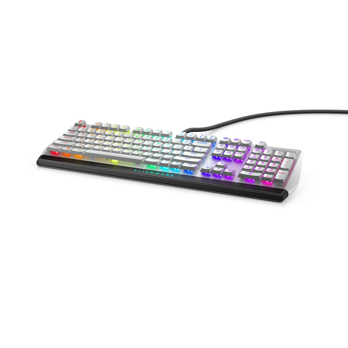 Alienware AW510K - Teclado RGB para Juegos (bajo Perfil) lunar light, estadounidense internacional (QWERTY)
