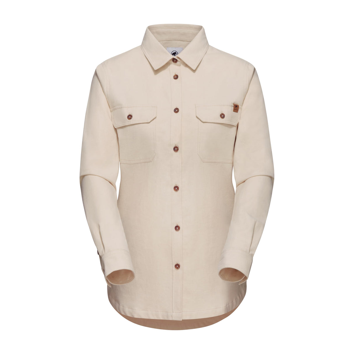 Mammut Tamaro Unyed Camisa de Manga Larga Mujeres marrón Claro M
