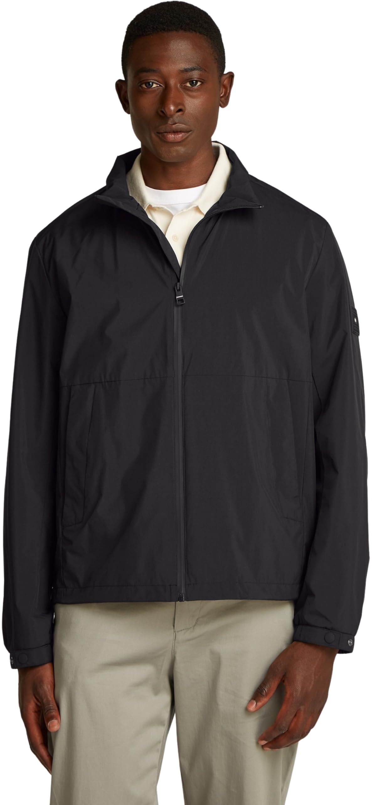 Tommy Hilfiger Chaquetón Hombre con cremallera, Negro (Black), M