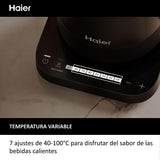 HAIER Hervidor de Acero Inoxidable, Ahorro de Energía, 7 Ajustes de Temperatura, Función Mantener Caliente, Hervir para una Taza, 1.7L, 2200W [I-Master Series 5]