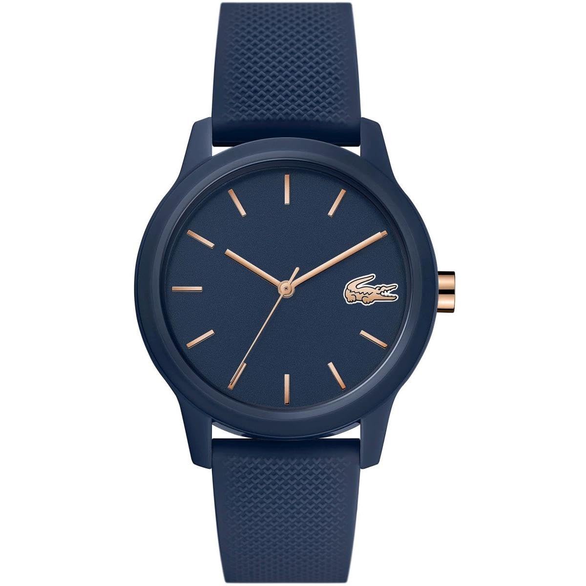 Lacoste Reloj Analógico de Cuarzo para Mujer con Correa en Silicona Azul Marino - 2001067