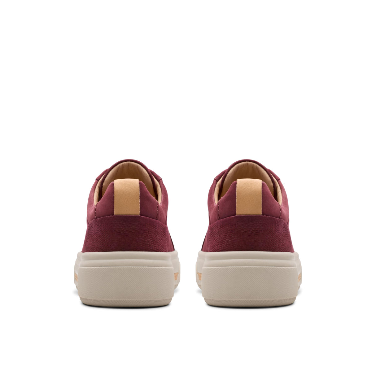Clarks Hollyhock Walk, Zapatillas Mujer, Burgundy, 38.5 EU