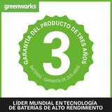 Greenworks 40V Desbrozadora a Batería, Motor sin Escobillas, Arnés, Altura Regulable, Ancho Corte 40 cm, Hilo Nylon 2 mm o Cuchilla 25 cm, 2 x Baterías 40 V y Cargador, 3 Años de Garantía GD40BCK2X