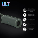 Sony ULT Field 1 Altavoz inalámbrico Bluetooth portátil con ULT Power Sound, Ultimate Deep Bass, IP67, Resistente a los Golpes, 12H de batería, Llamadas nítidas, Gris Bosque