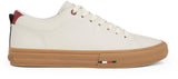 Tommy Hilfiger Sneaker con Suela Vulcanizada Hombre Street Patch Low Top, Blanco (Alabaster), 44