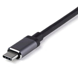 StarTech.com Adaptador Multipuertos USB-C - Docking Station USB Tipo C a HDMI o Mini DisplayPort 4K60 - Replicador de Puertos USBC PD 100W - Hub USB 4 Puertos - Red - con Cable de 30cm (DKT31CMDPHPD)