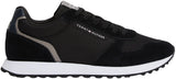 Tommy Hilfiger Runner Sneaker Hombre New Eva Mix Calzado Deportivo, Negro (Black), 42
