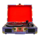 New Majestic TT-43 BT/USB/SD/AX - Tocadiscos (Tocadiscos de tracción por correa, Azul, Rojo, Blanco, 33,45,78 RPM, Digital, Cartucho de cerámica estéreo, SD)