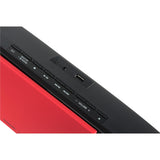 Panasonic SC-HC304EG-R - Estéreo de diseño con Digital Dab+ (Bluetooth, FM, CD, Micro con 20 W RMS), Color Rojo