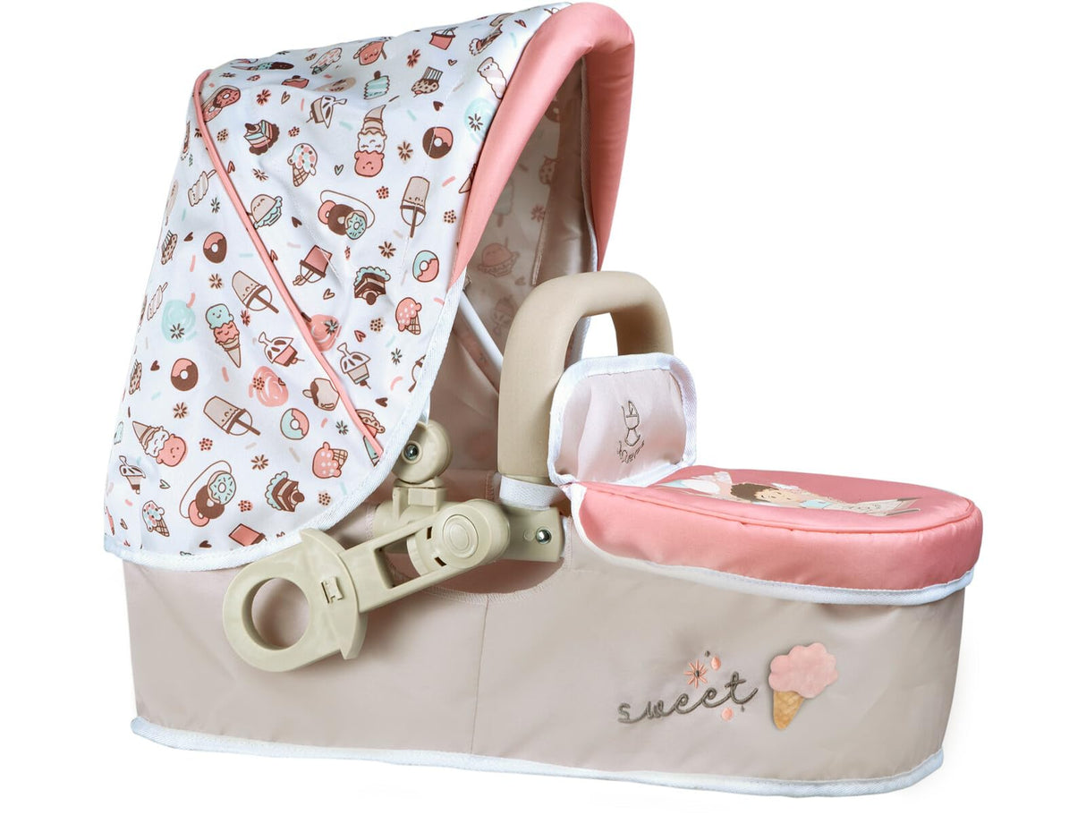DE CUEVAS TOYS Coche Muñeca 3 X 1 Plegable Sweet 41X62X70Cm