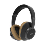 DeeBee DB-Pulse-BLC, Auriculares Bluetooth Circumaurales, Cancelación Activa de Ruido, 40 Horas de Batería, Negro, con Almohadilla Intercambiable