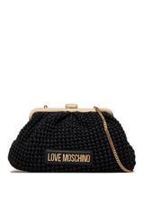 Love Moschino jc4241pp0i, Bolso de Hombro Mujer, Negro, Talla única
