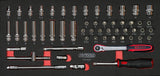 KS Tools 714.0158 Composición de 158 herramientas 3 cajones para carro
