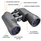 Bushnell - Powerview 2 - Prismáticos - 20x50 - Prisma Porro - Chasis metálico de Aluminio - Multicoated - Armadura de Goma - Observación de Aves - Viajar - Sports - En el Exterior - PWV2050