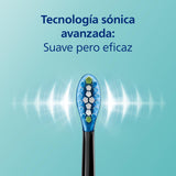 Philips Sonicare DiamondClean 9000 cepillo dental eléctrico, cepillo dental sónico con aplicación, sensor de presión, 4 modos de cepillado, 3 niveles de intensidad, negro, modelo HX9911/09