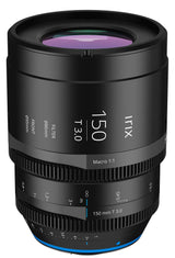 Irix Cine 150mm T3.0 Macro 1:1 Lente de vídeo 150mm para Sony E || 11 láminas de Enfoque min 0,35 m rotación 270° || Lente de vídeo para Sony