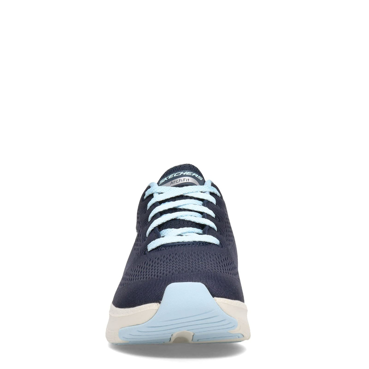 Skechers Arch Fit Big Appeal, Zapatillas Mujer, Navy Knit Mesh Lt Blue Trim, 39.5 EU