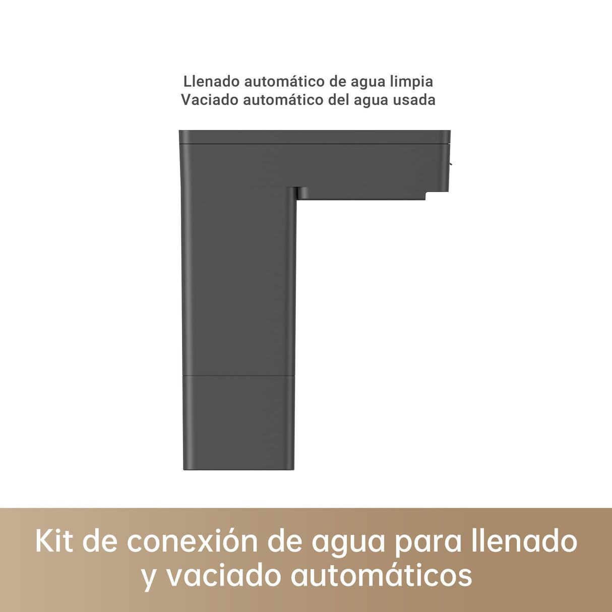 Dreame Kit de conexión de agua de llenado y vaciado automático para X40 Ultra Complete/L10s Pro Ultra para una limpieza sin esfuerzo, Original Dreame