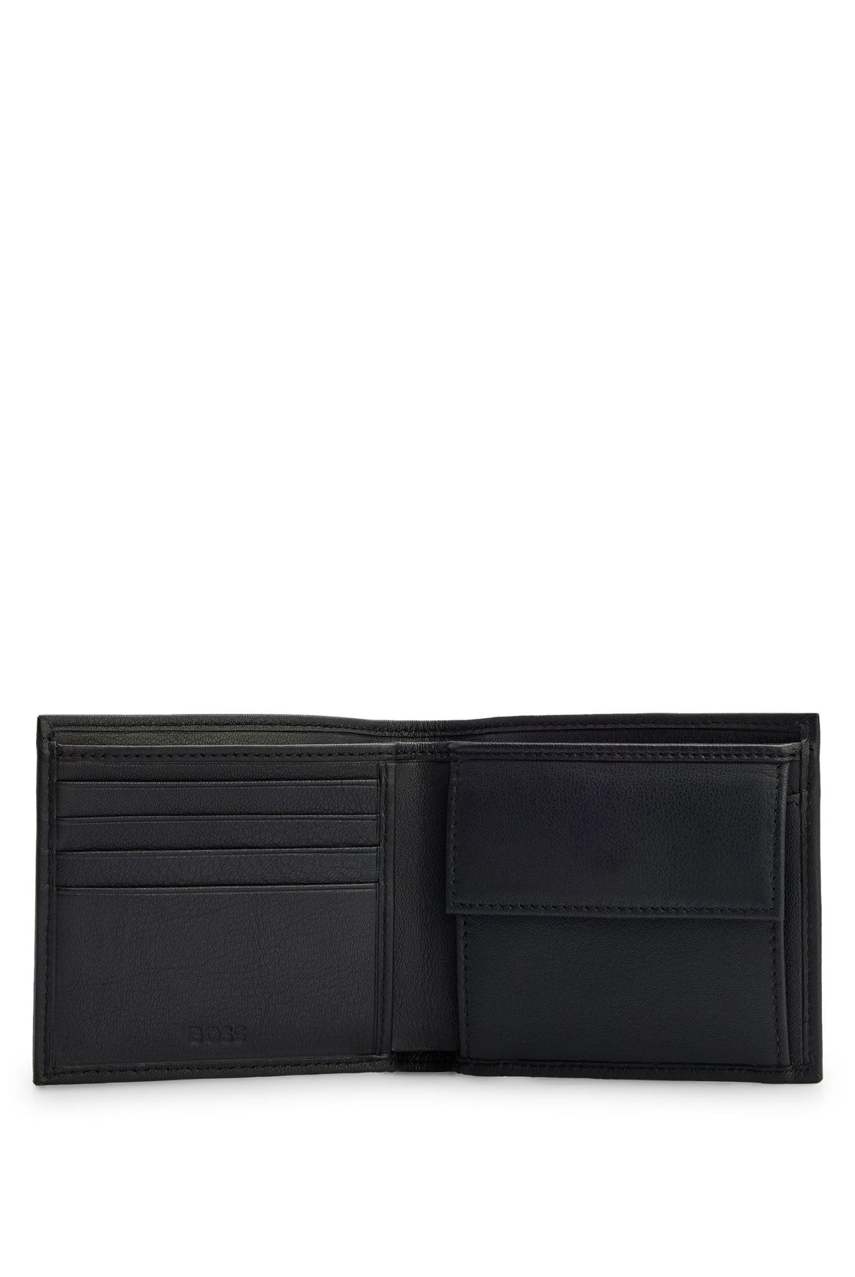 BOSS Big BB_4 CC Coin, Monedero Hombres, Negro1, Talla única