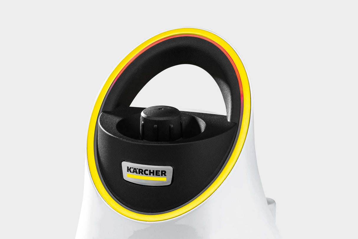 Kärcher Limpiadora de vapor SC 2 Deluxe, rendimiento: aprox. 75m², depósito: 1 l, presión: máx. 3,2 bar, tiempo de calentamiento: 6,5 min., 1500W, incluye kit de limpieza Easyfix y 3 boquillas