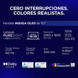 Lenovo Legion 5 Gen 10 - Portátil Gaming IA 15.1" OLED (Intel Core i7-13650HX, NVIDIA GeForce RTX 5060, 32GB RAM, 1TB SSD, 165Hz, Wi-Fi7, Sin Sistema Operativo) QWERTY RGB 24 Zonas Español - Negro