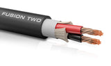 OEHLBACH XXL Fusion Two 500 - Juego de Cables para Altavoces con Conectores apantallados (2 x 5 m), Color Negro