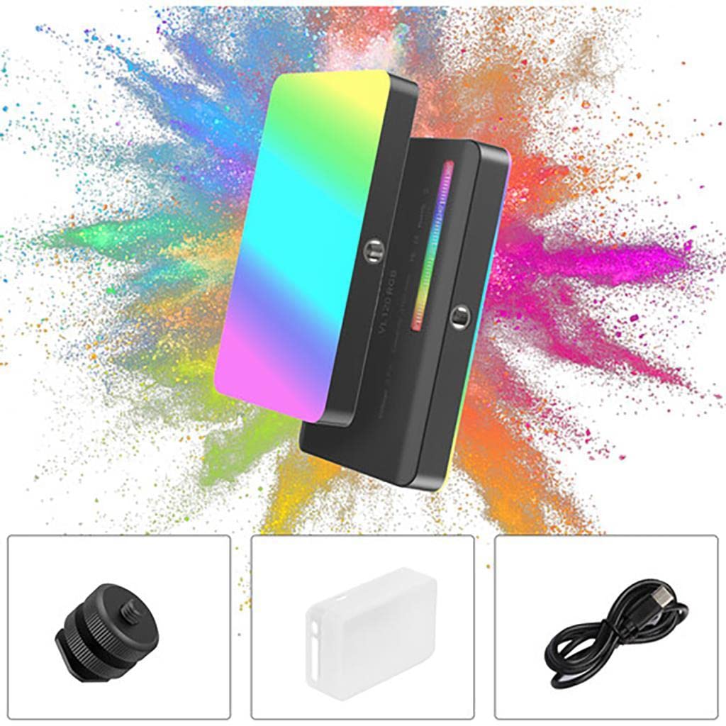 ULANZI VL120 RGB - Lámpara Profesional RGB 120 LED, con Cambio de Color, Ajuste de Color de luz