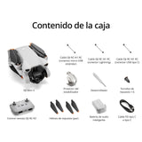 DJI Mini 3 – Dron Mini con cámara ligero y plegable con vídeo 4K HDR, 38 min de tiempo de vuelo, Grabación vertical y funciones inteligentes, con Mando a distancia, C0