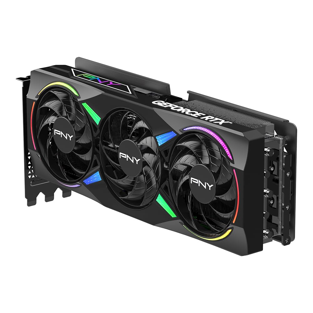 PNY Tarjeta Gráfica GeForce RTX™ 5070Ti 16GB ARGB OC DLSS 4 Triple Ventilador