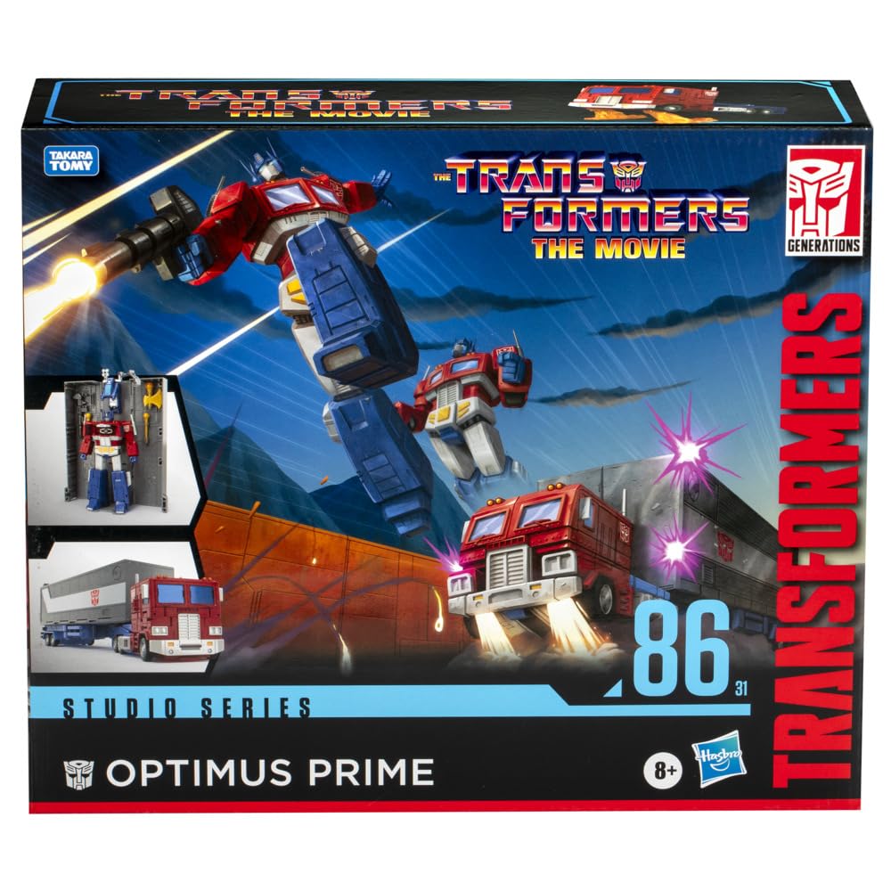 Transformers Studio Series, Commander Class, película, 86-31 Optimus Prime, Figura de acción de 17,5 cm