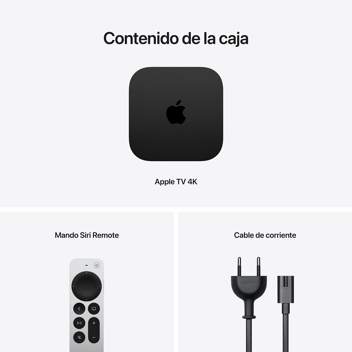 Apple 2022 Apple TV 4K (Wi‑Fi + Ethernet) con 128 GB (3.ª generación)