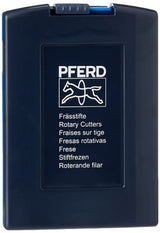 Pferd Juego de Fresas Hss 81 D3, 10 Fresas de Mango 6 millimeters y dentado 3 para Acero y Fundición, en Estuche de Plástico