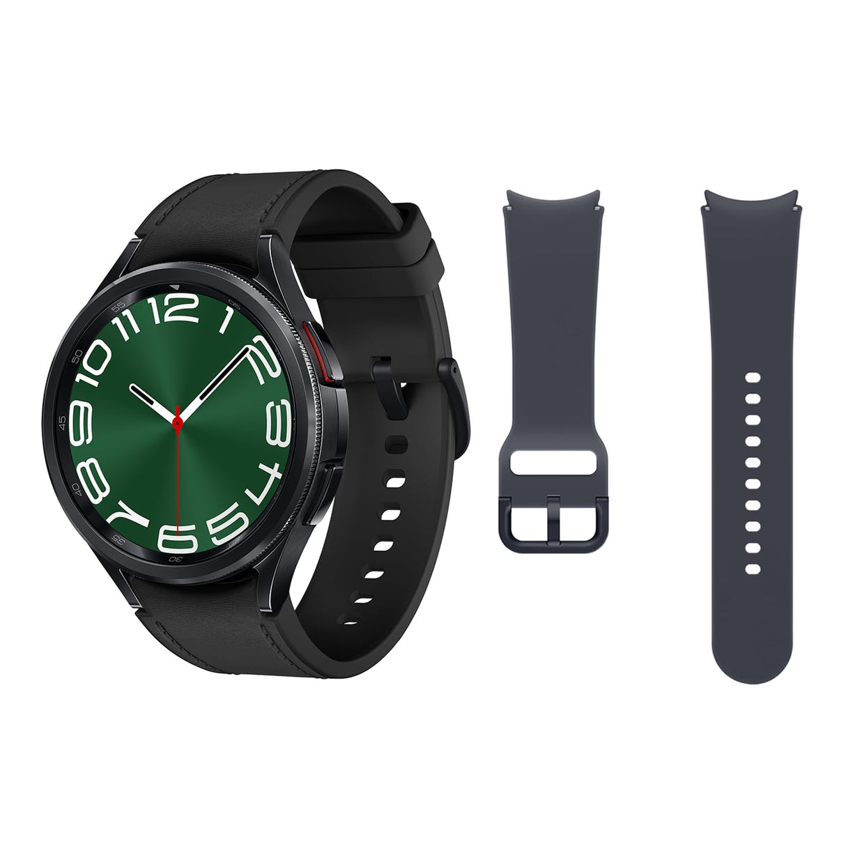 Samsung Galaxy Watch6 Classic Bluetooth, 47 mm + Correa de recambio - Smartwatch, Control de Salud, Seguimiento Deportivo, Batería de Carga Rápida, Negro (Versión Española)