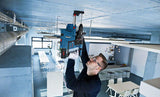 Bosch Professional GBH 18V-26 F - Martillo perforador a batería (18V, 2,6 J, Ø máx. 26 mm, SDS plus, aspiración de polvo GDE 18V-16, 2 baterías 5.5 Ah ProCORE18V, cargador, en L-BOXX)