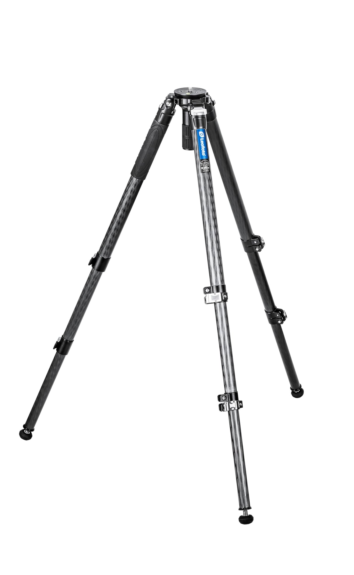 Leofoto - Manba - Trípode de Carbono para cámaras - Capacidad de Carga de 10 kg - Pies Extensibles - Altura mínima de 31 cm a una Altura máxima de 168 cm - LVM-323C + BV-15
