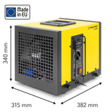 TROTEC Deshumidificador Comercial Compacto TTK Qube (máx. 20l/día), Apto para Habitaciones de hasta 110 m³, Secador de condensación Profesional Compacto