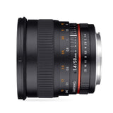 Samyang F1111106101 - Objetivo fotográfico DSLR para Sony E (Distancia Focal Fija 50mm, Apertura f/1.4-22 AS UMC, diámetro Filtro: 77mm), Negro