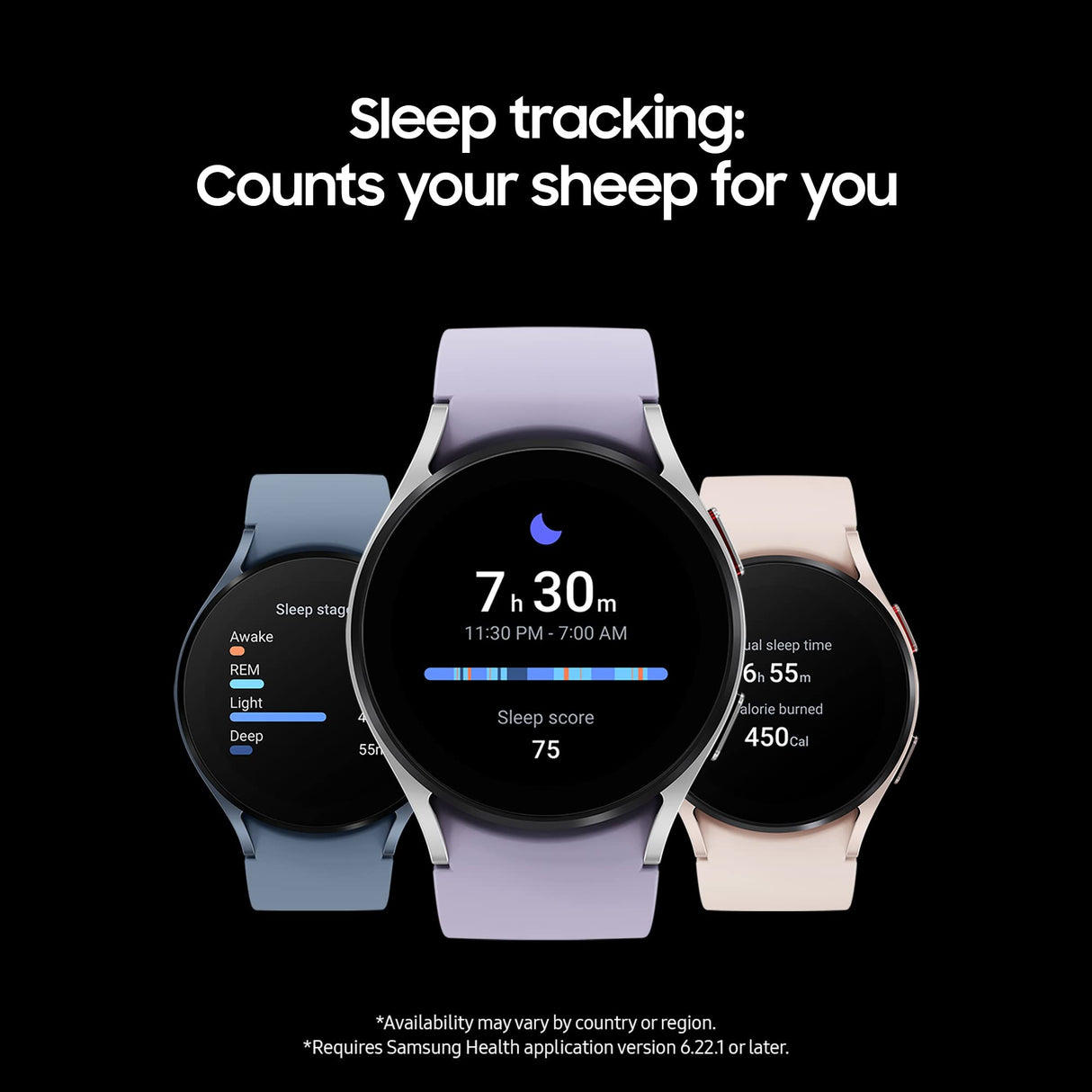 Samsung Reloj Inteligente Galaxy Watch5, monitoreo de Salud, rastreador de Fitness, batería de Larga duración, Bluetooth, 44 mm, Grafito, 3 años de garantía