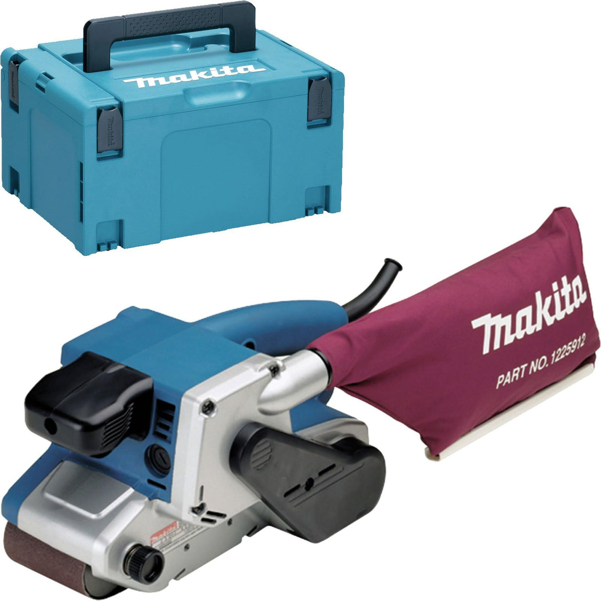 Makita Lijadora de banda de 76 mm en Makpac, 9902J