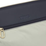 TOUS Bowling M Buckles Soft Azul Marino, Bolso Mujer, Gris