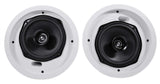 JBL Professional Control 26C 2-Way, 6.5” Round In-Ceiling Speaker with Metal Back-Can. 16 Ohm, 150 Watt. Sold as Pair. White, Paintable Grille.