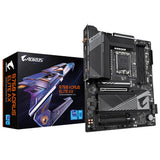 GIGABYTE B760 AORUS ELITE AX Placa base - Soporta CPUs Intel Core de 14ª generación, VRM de 12+1+1 fases, hasta 7800MHz DDR5 (OC), 1xPCIe 4.0 + 2xPCIe 3.0 M.2, Wi-Fi 6E, LAN de 2.5GbE, USB 3.2 Gen 2